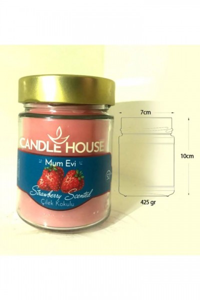 Çilek Kokulu Mum
